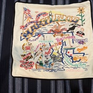 Catstudio Embroidered Maryland Pillow Cover